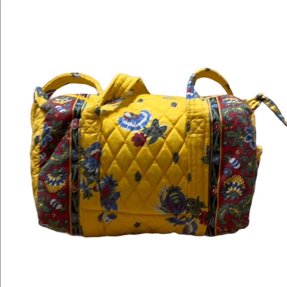 Vera Bradley Yellow flowered Shoulder Bag